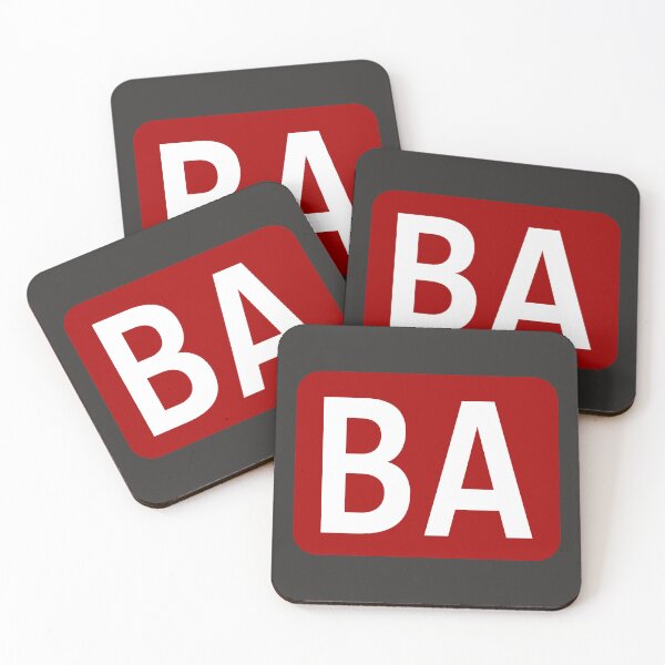 Item preview, BA Initials designed and sold by Jeallan Designs.