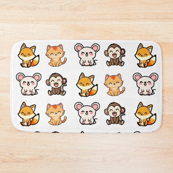 Item preview, Pack of cute kawaii animals designed and sold by Smeagol-Store.