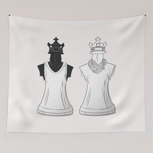 Item preview, Life is Full of Important Choices - Chess Board designed and sold by CRAZY&ART.