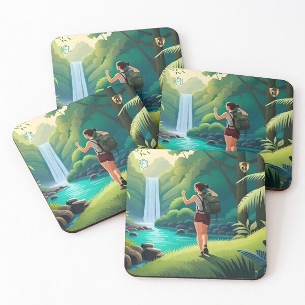 Item preview, Empowerment Through Nature: AI-Generated NFT Art of Women Hiking and Observing Mountains designed and sold by LoFaroShop.