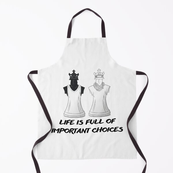 Item preview, Life is Full of Important Choices - Chess Board designed and sold by CRAZY&ART.