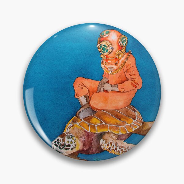 Item preview, Vintage diving man and vintage bather designed and sold by Carlos J. Piesdegarza.
