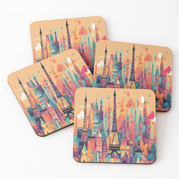 Item preview, Whimsical City 1 designed and sold by FreWil2Art.
