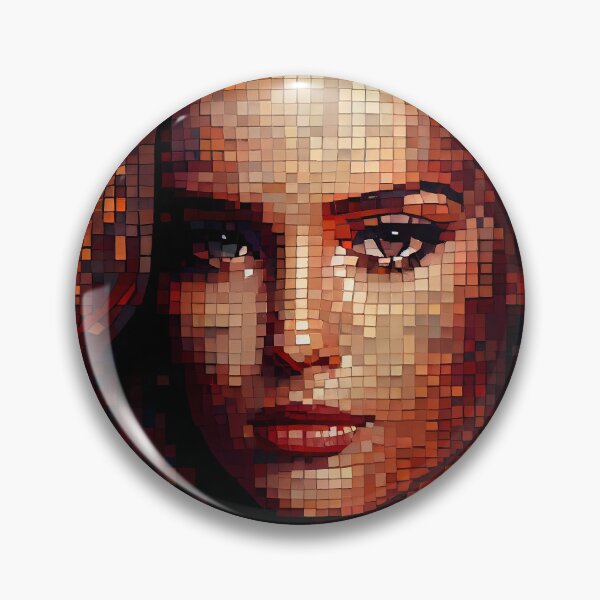 Artikelvorschau, Female Portrait : Pixelated entworfen und verkauft von MTJ-Mushrooms.