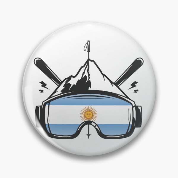 Item preview, Argentina Flag Ski Goggles Skiing Souvenir designed and sold by JackCurtis1991.