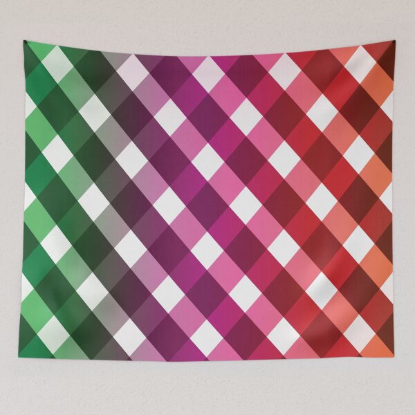 Item preview,  Rainbow Plaid Abstract Art designed and sold by Bruce ALMIGHTY Baker.