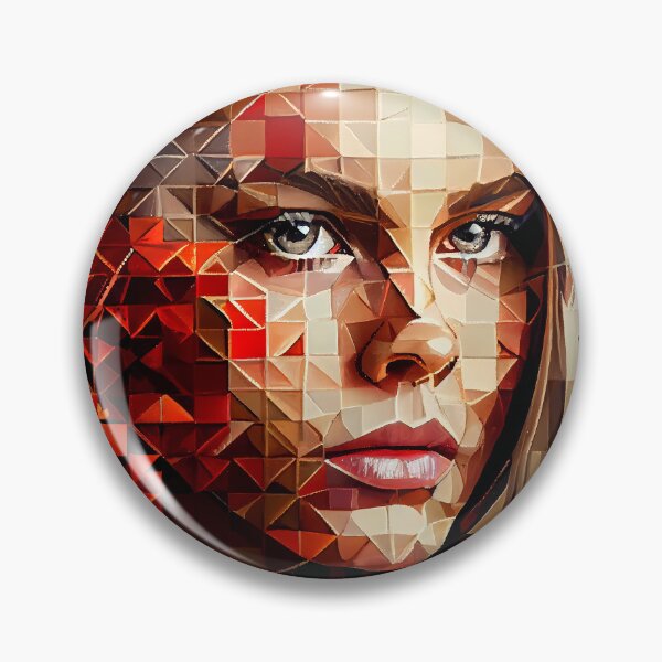 Artikelvorschau, Female Portrait : Pixelated entworfen und verkauft von MTJ-Mushrooms.