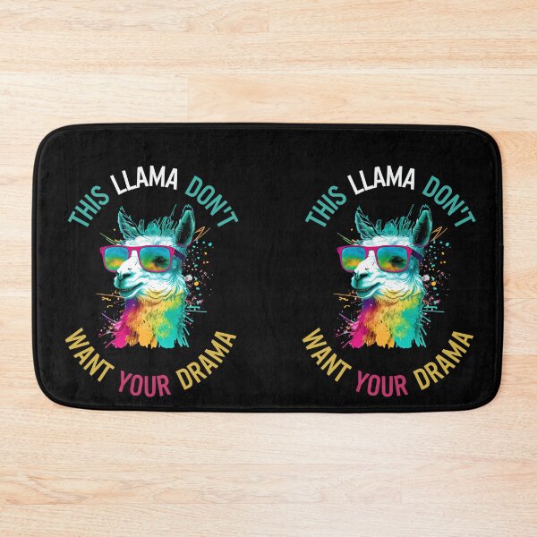 Item preview, This Llama Don't Want Your Drama designed and sold by LlamaLoversShop.