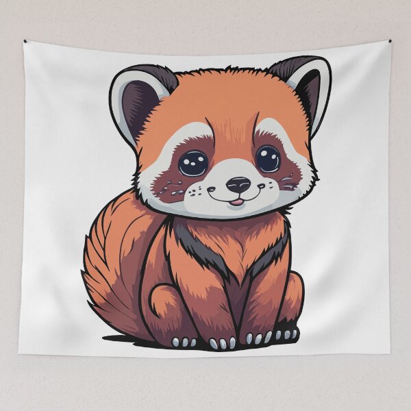 Item preview, Cute Baby Red Panda designed and sold by ArcticWolf-Art.