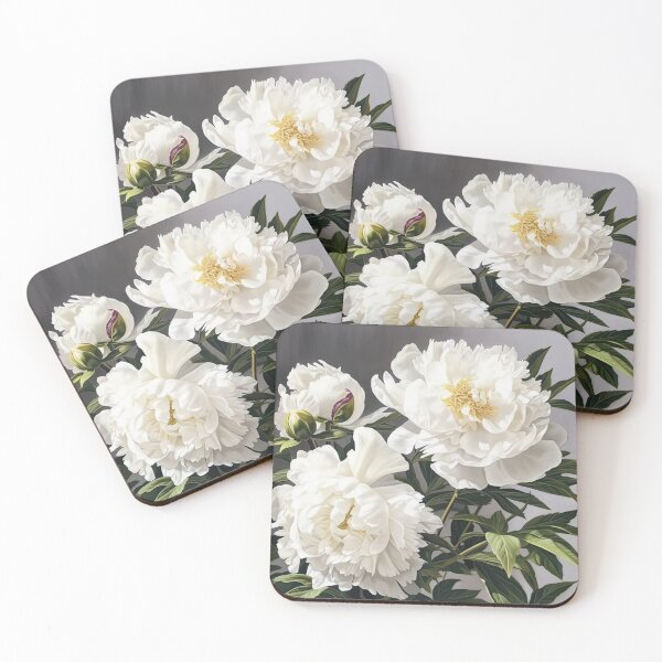 Item preview, White Peonies  designed and sold by Vanover Designs.