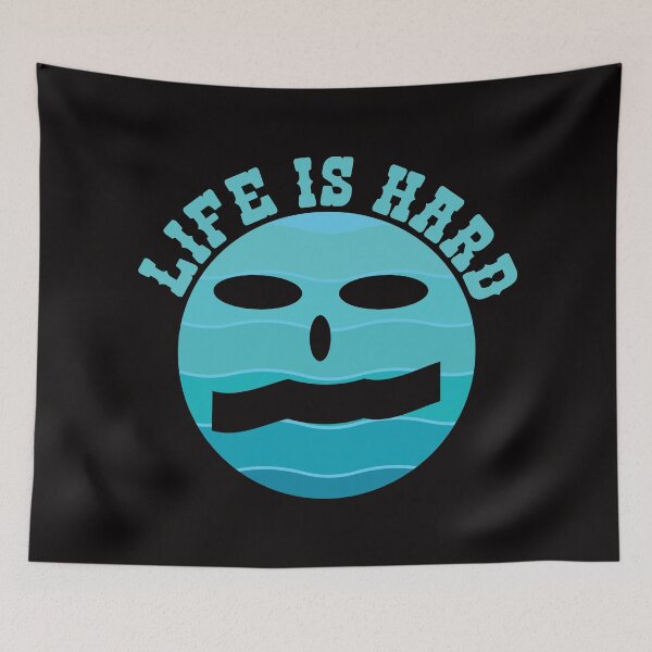 Item preview, Life is hard Sweatshirt, by DAM Creative, designed and sold by DAM Creative ⭐⭐⭐⭐⭐.