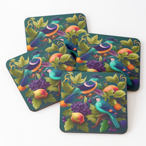 Item preview, Birds and Fruit : Majolica designed and sold by MTJ-Mushrooms.