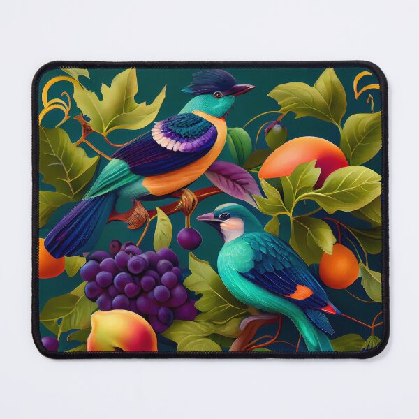 Item preview, Birds and Fruit : Majolica designed and sold by MTJ-Mushrooms.