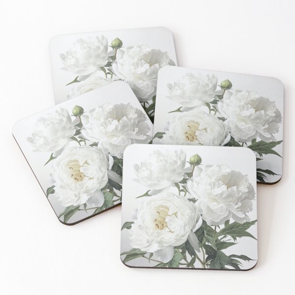 Item preview, White Peonies  designed and sold by Vanover Designs.