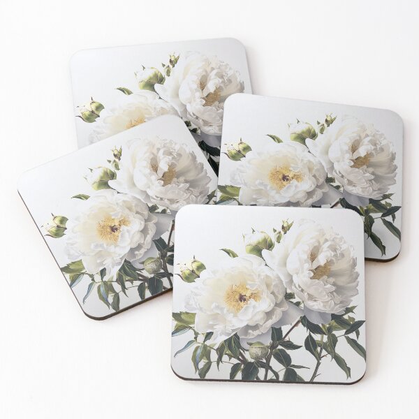 Item preview, White Peonies  designed and sold by Vanover Designs.