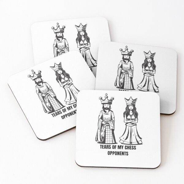 Item preview, TEARS OF MY CHESS OPPONENTS, Chess Board Game Graphic Design designed and sold by CRAZY&ART.