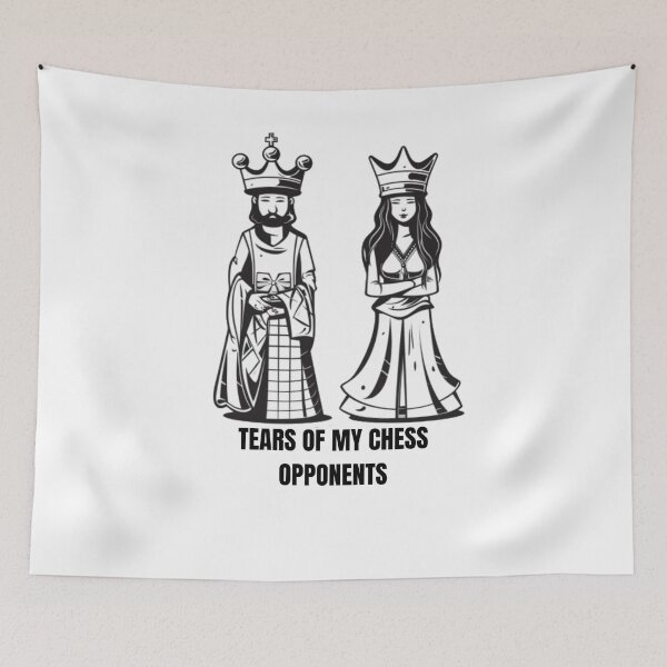 Item preview, TEARS OF MY CHESS OPPONENTS, Chess Board Game Graphic Design designed and sold by CRAZY&ART.