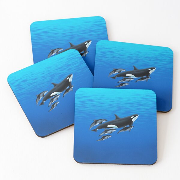Item preview, Lolita Orca and Dolphins Li'i, Loki, Liko, Ohana designed and sold by Art-by-Aelia.