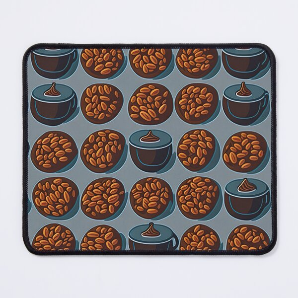 Item preview, Coffee and sweets pattern, beans, morning coffee, seamless style designed and sold by Skyluxdesign.