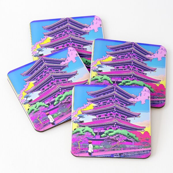 Item preview, Retro Anime Okiya Landscape designed and sold by BobbysByBobby.