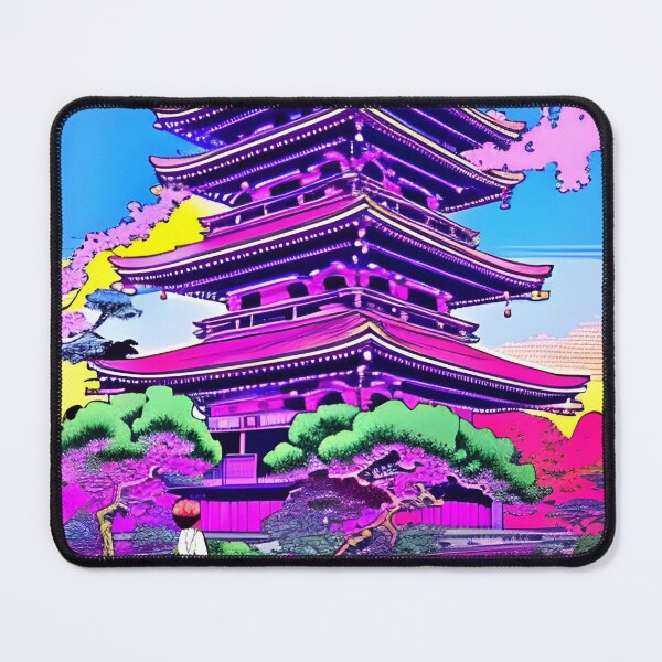 Item preview, Retro Anime Okiya Landscape designed and sold by BobbysByBobby.