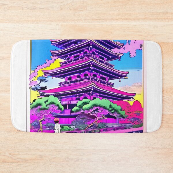 Item preview, Retro Anime Okiya Landscape designed and sold by BobbysByBobby.