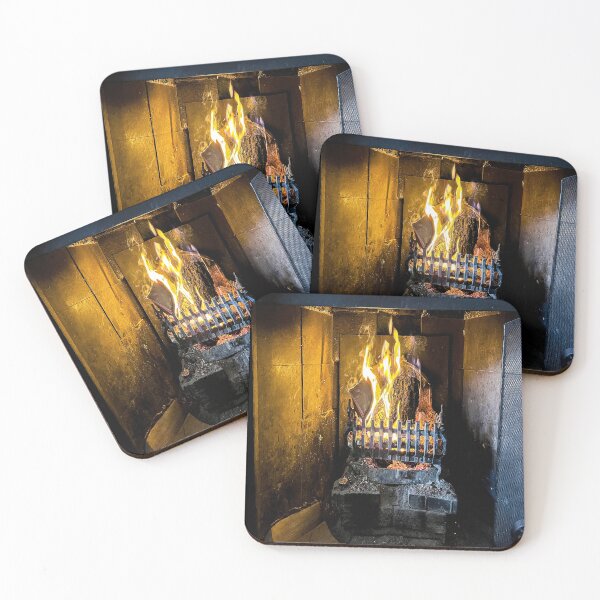 Item preview, English Pub Traditional Log Fire designed and sold by Londonimages.