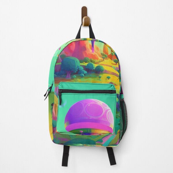 Item preview, Verdant Haven: Vibrant Fantastical Landscape Playful Whimsical Cheerful Optimistic  designed and sold by DigiNook.