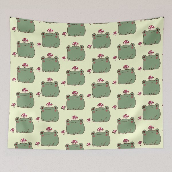 Item preview, Cute frog with mashroom  designed and sold by Mayarart.