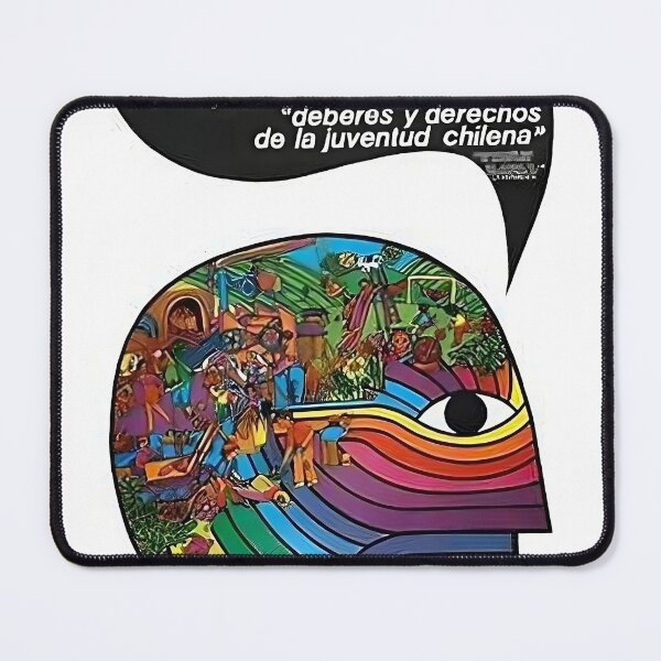 Item preview, "The youth is committed to the motherland!" Chilean Communist poster (1971) designed and sold by RedWedgee.