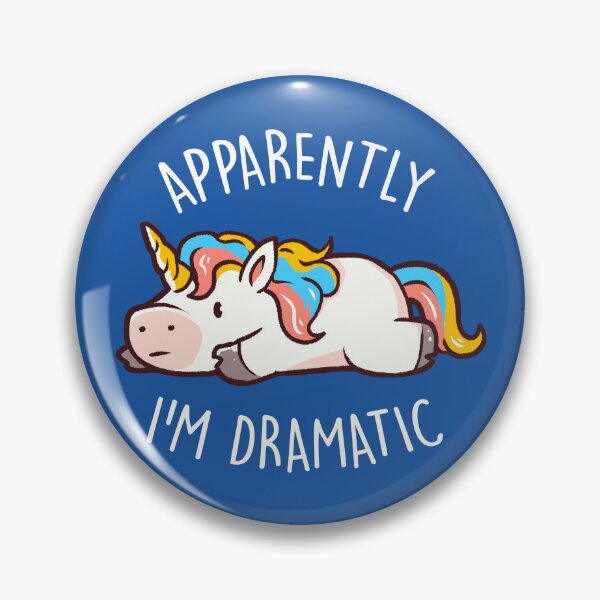 Item preview, Apparently I'm Dramatic - Cute Funny Unicorn Gift designed and sold by EduEly.