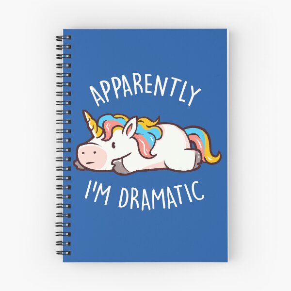 Item preview, Apparently I'm Dramatic - Cute Funny Unicorn Gift designed and sold by EduEly.