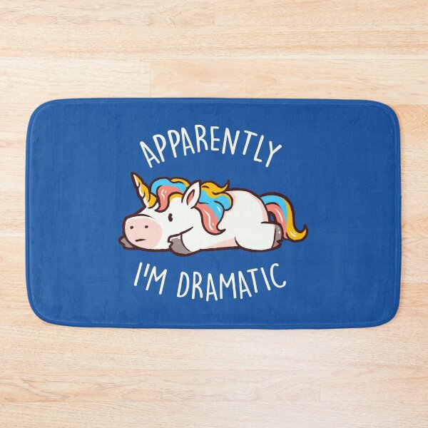 Item preview, Apparently I'm Dramatic - Cute Funny Unicorn Gift designed and sold by EduEly.