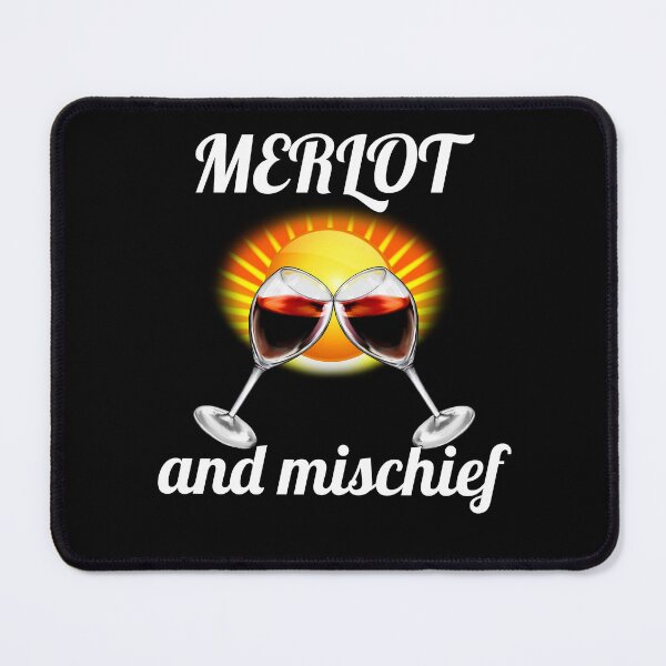 Item preview, Funny Wine Lover Gift Merlot And Mischief designed and sold by fantasticdesign.