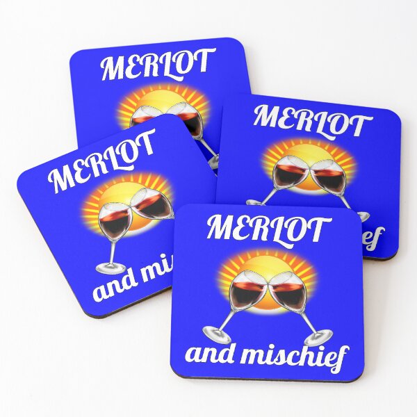 Item preview, Funny Wine Lover Gift Merlot And Mischief designed and sold by fantasticdesign.