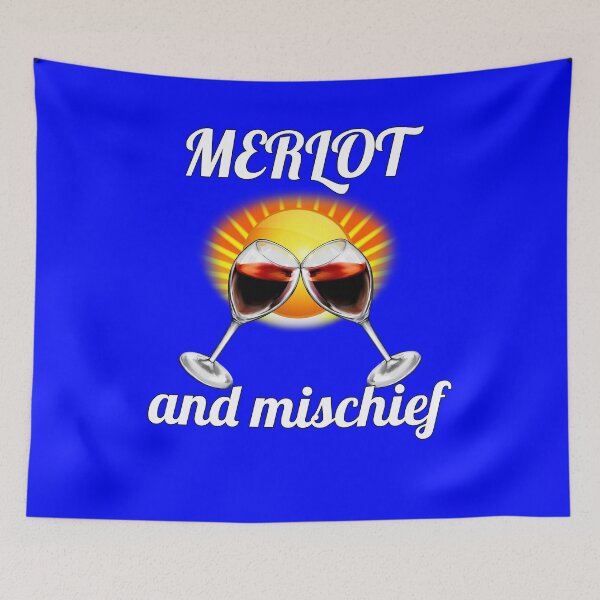 Item preview, Funny Wine Lover Gift Merlot And Mischief designed and sold by fantasticdesign.