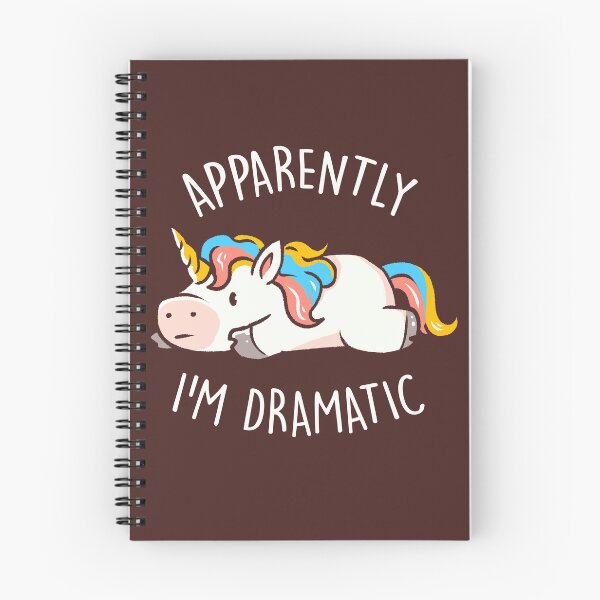 Item preview, Apparently I'm Dramatic - Cute Funny Unicorn Gift designed and sold by EduEly.
