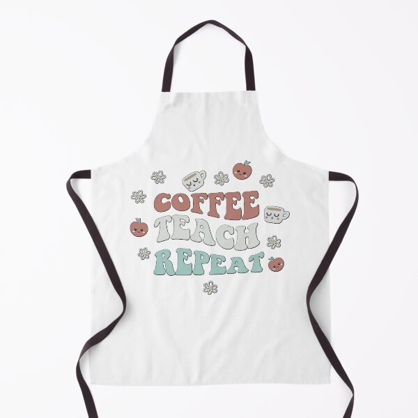 Item preview, Coffee Teach Repeat Retro designed and sold by HappyLifeCreate.