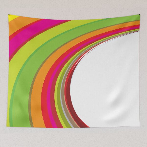 Item preview, Rainbow Lines Abstract Art designed and sold by Bruce ALMIGHTY Baker.
