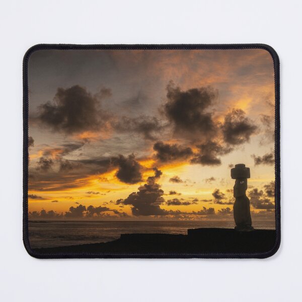 Item preview, Rapa Nui Moai and Sunset 3 designed and sold by PhotoArt by Joan Carroll.