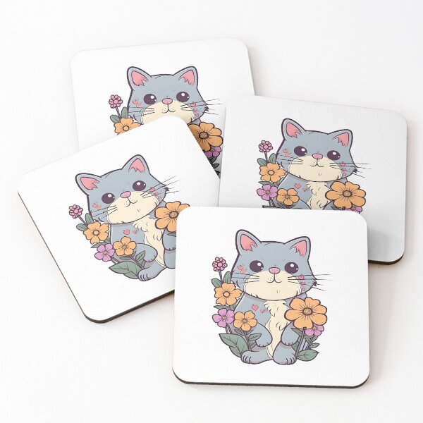 Item preview, Cat Flowers designed and sold by Zoondertt.