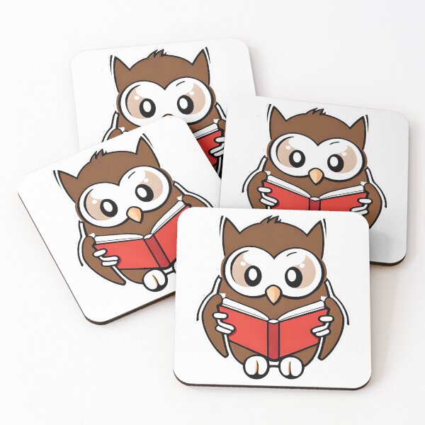 Item preview, Owl Reading designed and sold by StickersFe.