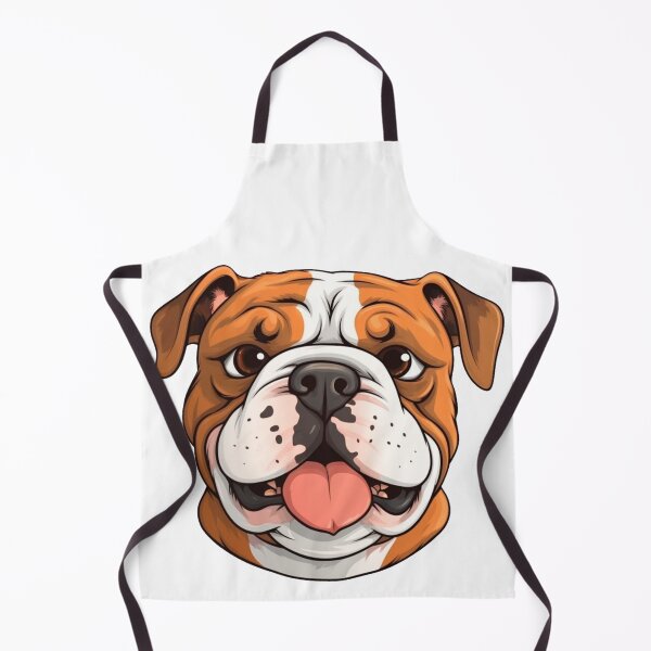 Item preview, "Cartoon Bulldog with Big Eyes" designed and sold by Mykhailov.