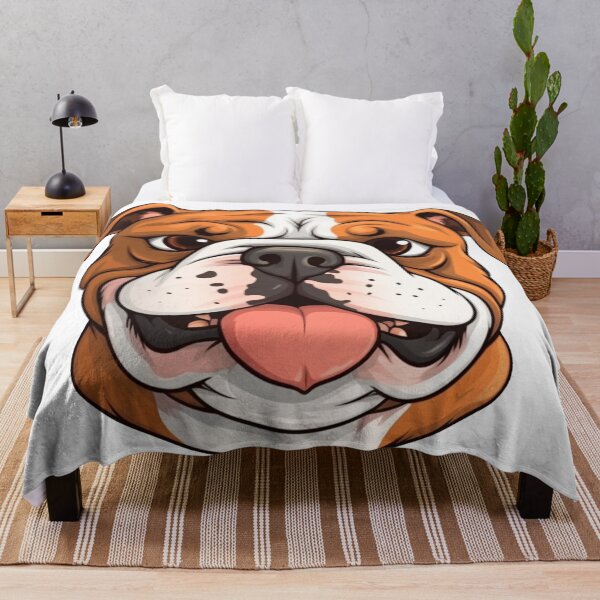 Item preview, "Cartoon Bulldog with Big Eyes" designed and sold by Mykhailov.