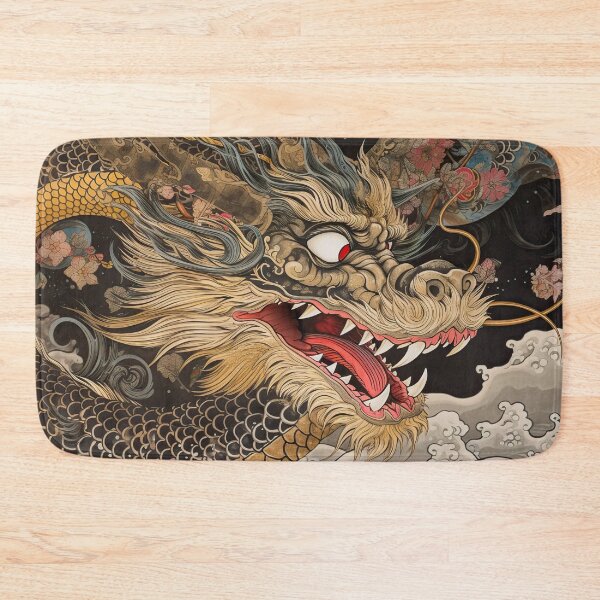 Item preview, Ukiyo-e Japanese Art - Fantasy Dragon designed and sold by allovervintage.