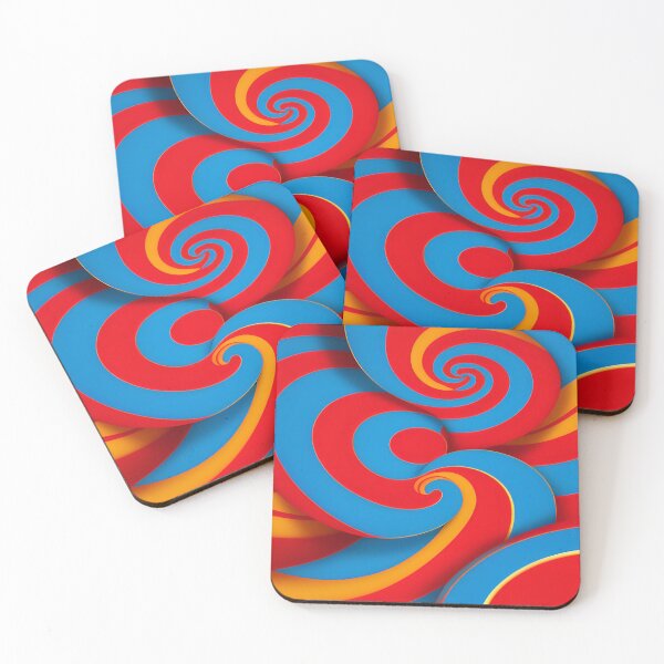 Item preview, Twirls and Swirls Abstract Viscous Liquid Centrally Flowing to Funnel designed and sold by deniselynnimage.