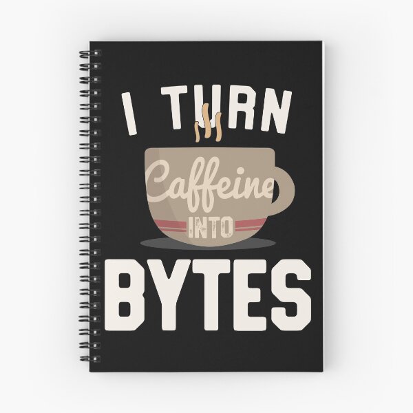 Item preview, I Turn Caffeine Into Bytes Code Programmer Humor  designed and sold by 14thFloor.