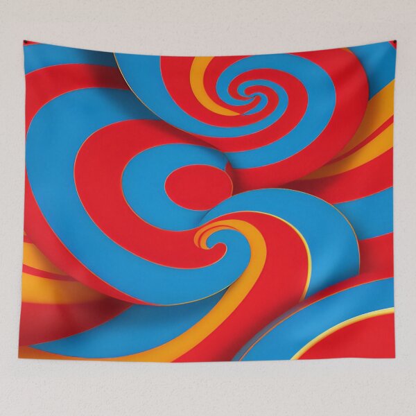 Item preview, Twirls and Swirls Abstract Viscous Liquid Centrally Flowing to Funnel designed and sold by deniselynnimage.