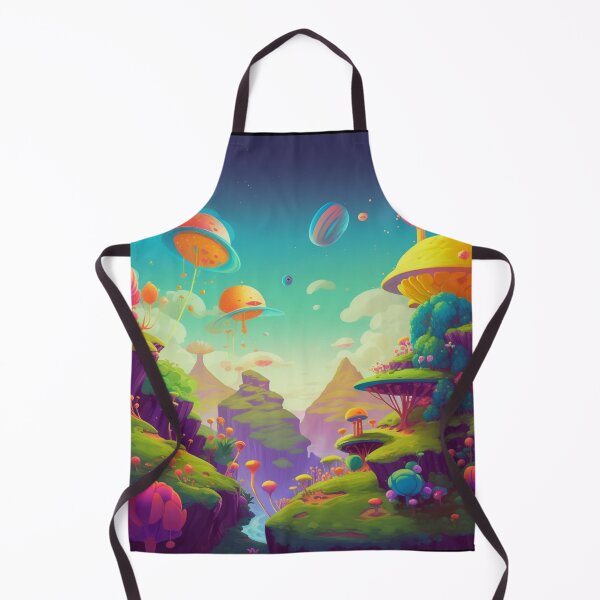 Item preview, Verdant Haven: Vibrant Fantastical Landscape Playful Whimsical Cheerful Optimistic  designed and sold by DigiNook.