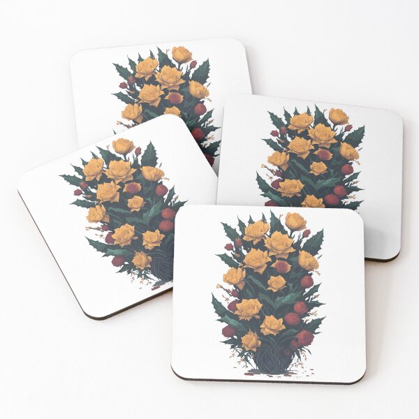 Item preview, Narcissus Holly  Flower Bucket illustration designed and sold by SithCreation.